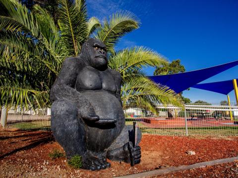BIG4 Bendigo Park Lane Holiday Park - Gorge the Gorilla
