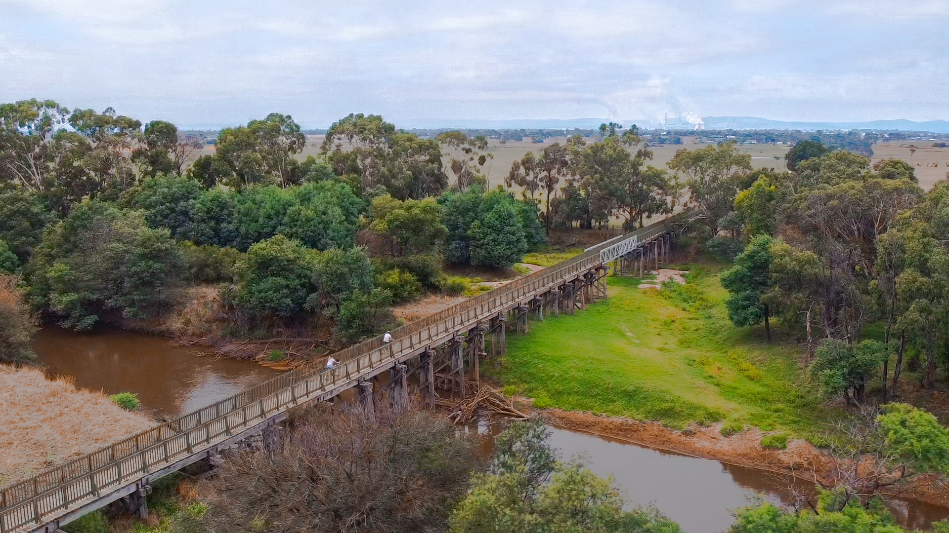 Traralgon Gippsland Plains Rail Trail walk